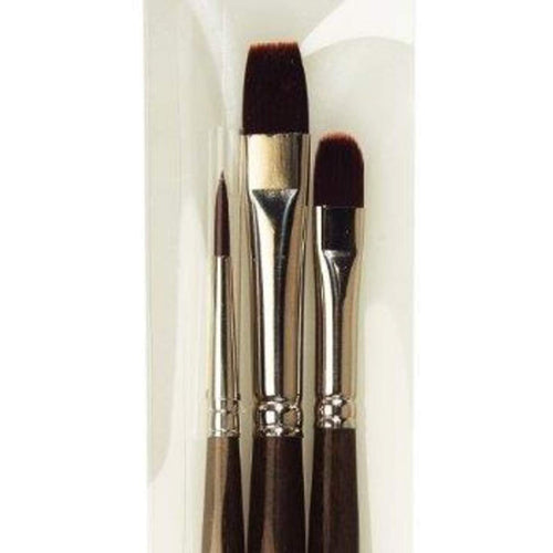 Da Vinci Top-Acryl-Malpinselset 3 Stück