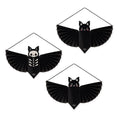 Set mit 3 Hängedekorationen aus Papier - Bat Blitz