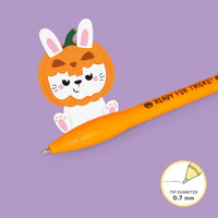 Legami Leuchtender Kugelschreiber - Pumpkin Bunny - Writing is Magic - Ansicht 3