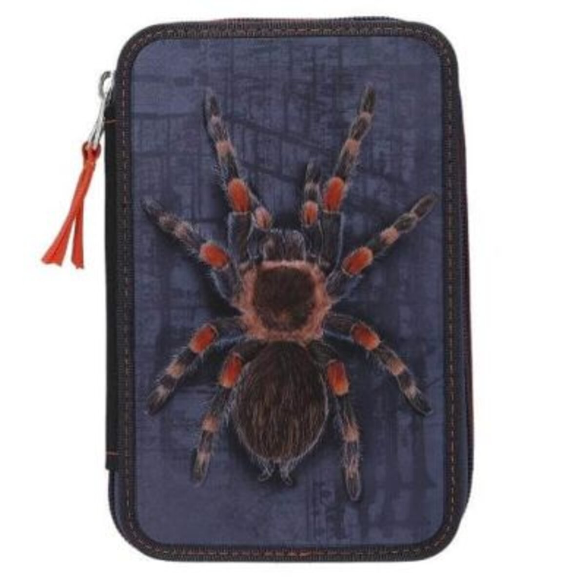Depesche Dino World 2-fach Federtasche mit Spinne