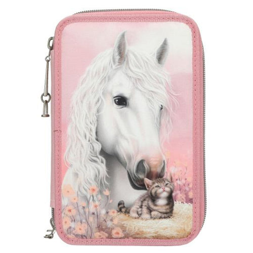 Depesche 0013687 Miss Melody 3 Fach Federtasche TRUE FRIENDS