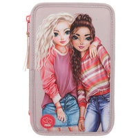 TOPModel 3-Fach Federtasche „Best Friends“ mit LED – Komplett gefüllt