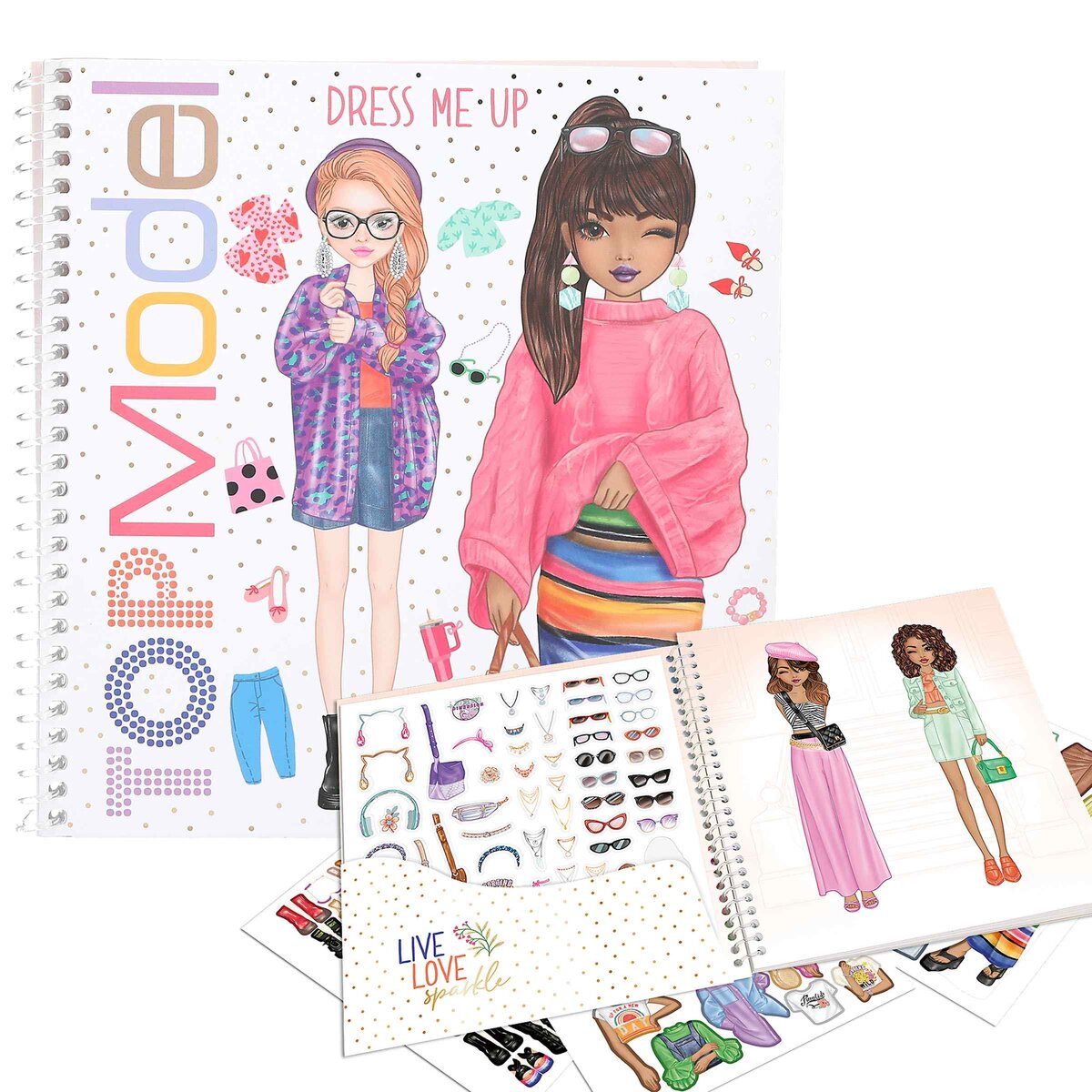 Depesche TOPModel Dress Me up Stickerbuch