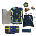 DerDieDas ErgoFlex Easy Schulranzen-Set 5tlg. Neon Crazy 22,5 Liter