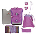 DerDieDas ErgoFlex Easy Schulranzen-Set 5tlg. Purple Unicorn 22,5 Liter