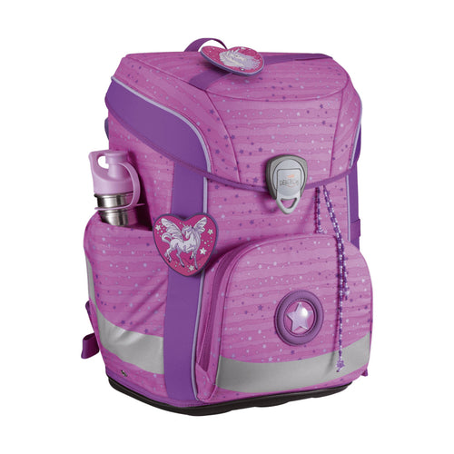 DerDieDas ErgoFlex Easy Schulranzen-Set 5tlg. Purple Unicorn 22,5 Liter