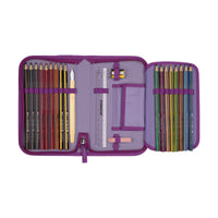 Scout DerDieDas ErgoFlex Easy Schulranzen-Set 5tlg. Purple Unicorn 22,5 Liter – Schulranzen & Rucksack bei Colour & More (Innenaufteilung)