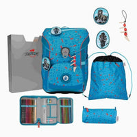 Scout DerDieDas ErgoFlex Easy Superflash Schulranzen-Set 5tlg. Blue Ice 21 Liter – Schulranzen & Rucksack bei Colour & More