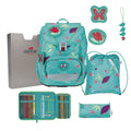 DerDieDas ErgoFlex Tiny Schulranzen-Set 5tlg. Butterfly Garden