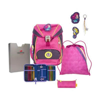 Scout DerDieDas Schulrucksack-Set ErgoFlex Exklusiv Superflash Pink Mermaid, 5-teilig – Schulranzen & Rucksack bei Colour & More