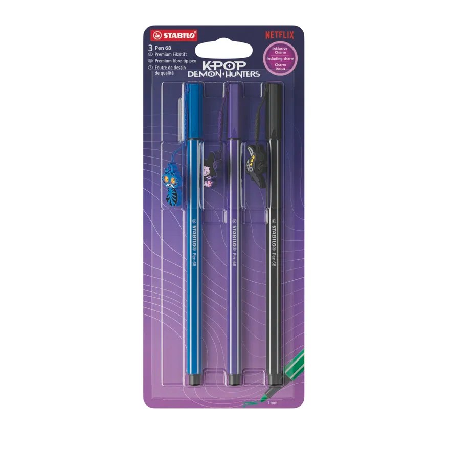STABILO Pen 68 KPop Demon Hunters 3er BL V2