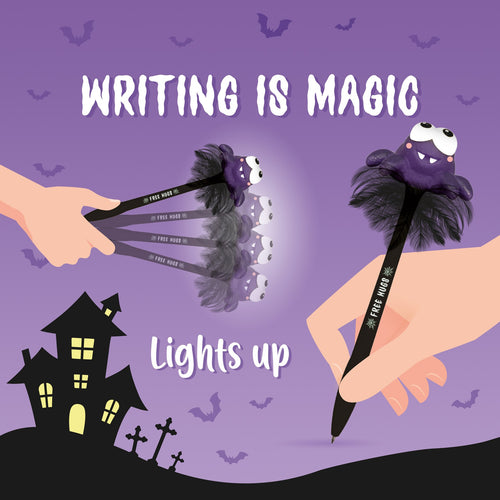 Leuchtender Kugelschreiber - Spider - Writing is Magic