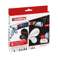 edding Happy Lettering Set 9 Teile - Detailansicht