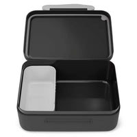 Fond of ergobag Brotdose Superheld aus leichtem und robustem Kunstoff schwarz 17 x 7 x 14 cm - Ansicht 3