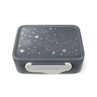 Fond of ergobag Brotdose Weltall grau 0,5 x 17 x 12 cm besonders leicht und robust - Produktansicht bei Farbe und mehr