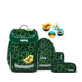 ergobag Cubo Set Schulranzen-Set BärRex, 5-teilig Grün 19 Liter