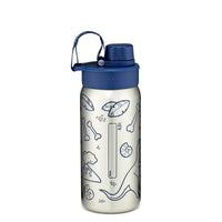 ergobag Edelstahl Trinkflasche Blue, 500 ml