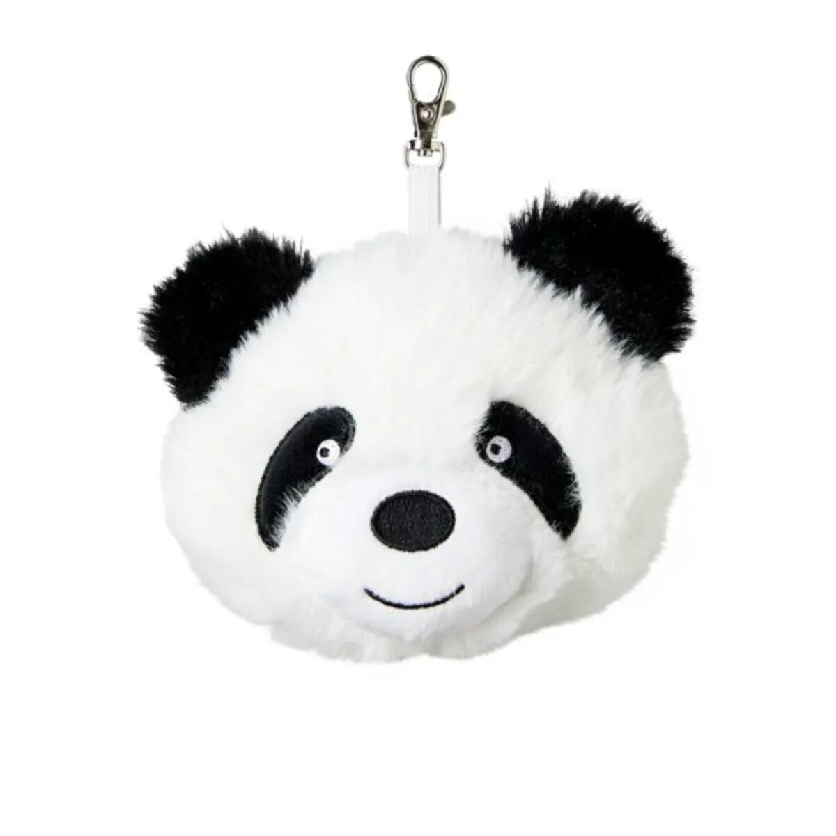 ergobag Plüsch Hangies Panda Schwarz, Weiß 5,5 x 7 x 5 cm