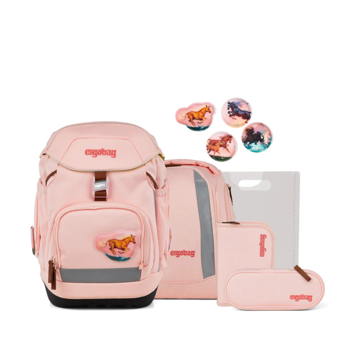 ergobag Pack Set Schulranzen-Set UnzähmBär, 6-teilig 20 Liter
