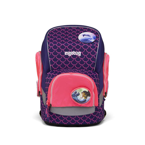 ergobag PACK Sicherheits-Set Fluo-Zip Set, Pink