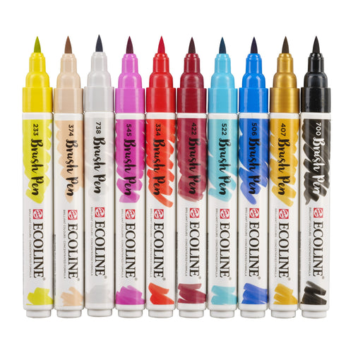 Ecoline Brushpen Set 10 Mode