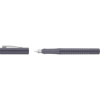 Faber-Castell - Füller Grip 2010, Federstärke M, dapple gray - Detailansicht
