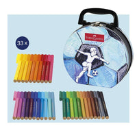 Faber-Castell 33 Filzstifte Connector Fußballkoffer - Ansicht 3