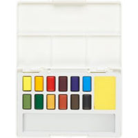 Faber-Castell Aquarellfarben in Näpfchen 12er Etui - Detailansicht