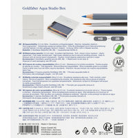 Faber-Castell Aquarellstifte Goldfaber Aqua, 38er Studio Box inklusive Zubehör - Detailansicht