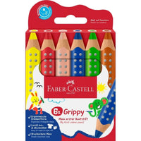 Faber Castell Buntstift Grippy 6er Set - Produktansicht bei Farbe und mehr