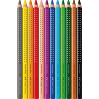 Faber Castell Buntstift Jumbo Grip 12er FABE 110912 - Detailansicht