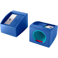 Faber-Castell Einzelspitzer Grippy Blau - Produktansicht bei Farbe und mehr