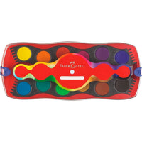 Faber-Castell Farbkasten Connector 12 Farben mit Deckweiß - Detailansicht