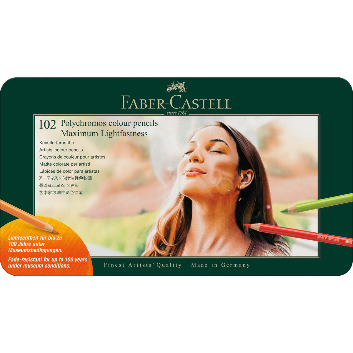 Faber-Castell Farbstift Polychromos 102er Metalletui