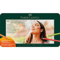 Faber-Castell Farbstift Polychromos 102er Metalletui - Produktansicht bei Farbe und mehr