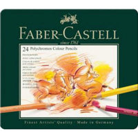 Faber-Castell Künstlerfarbstifte POLYCHROMOS, 24er Metalletui - Produktansicht bei Farbe und mehr