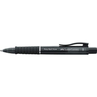 Faber-Castell Kugelschreiber Poly Ball View schwarz - Detailansicht