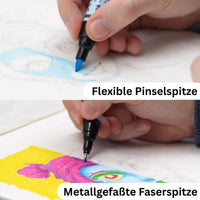 Faber-Castell Pitt Artist Pen Dual Marker 20er Komplett-Bundle 4 Themen-Sets