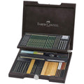 Faber-Castell Pitt Monochrome Holzkoffer, 85-teilig