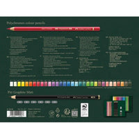 Faber-Castell Polychromos & Pitt Graphite Matt Geschenkset, 40er - Detailansicht