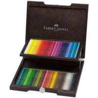 Faber-Castell Polychromos Farbstift, 72er Holzkoffer - Produktansicht bei Farbe und mehr