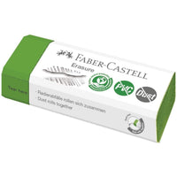 Faber-Castell Radiergummi, PVC-frei und staubfrei, grün - Produktansicht bei Farbe und mehr