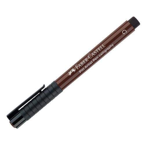 Faber-Castell Tuschestift Pitt Artist Pen Calligraphy, 2,5 mm, sepia dunkel