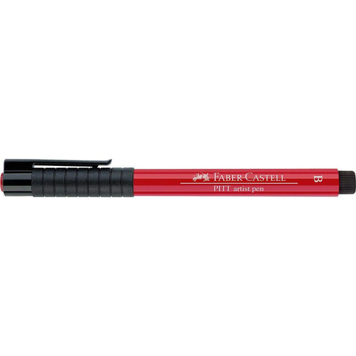 Faber-Castell Tuschestift Pitt artist pen brush, B, Farbe 219, scharlachrot tief