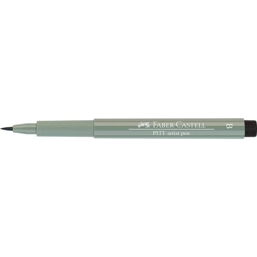 Faber-Castell Tuschestift Pitt artist pen brush, B, Farbe 172, grünerde