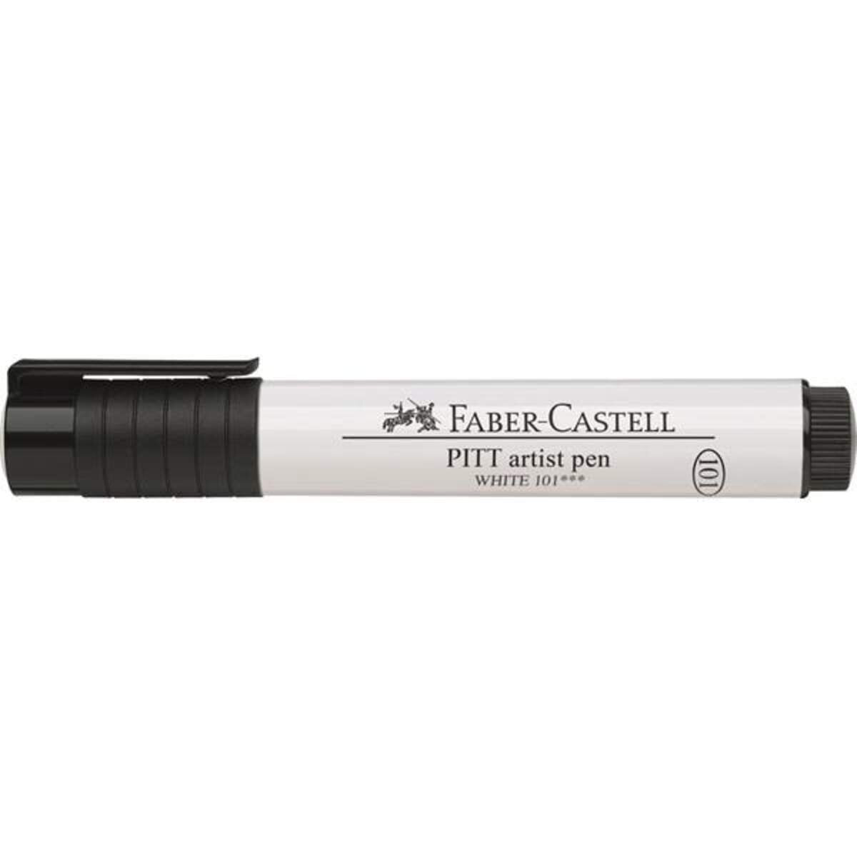 Faber-Castell Tuschestift Pitt Artist Pen 2,5 mm Rundspitze weiß