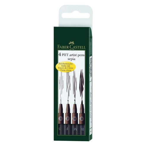 Faber-Castell Tuschestift Pitt artist pen, Farbe 175, 4 Stück