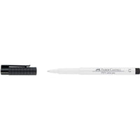 Faber-Castell Tuschestift Pitt Artist Pen mit 1,5 mm Mine, weiß - Produktansicht bei Farbe und mehr