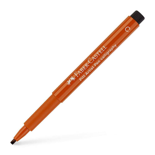 Faber-Castell Tuschestift Pitt Artist Pen Calligraphy, 2,5 mm, rötel