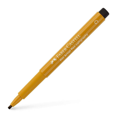Faber-Castell Tuschestift Pitt Artist Pen Calligraphy, 2,5 mm, grüngold